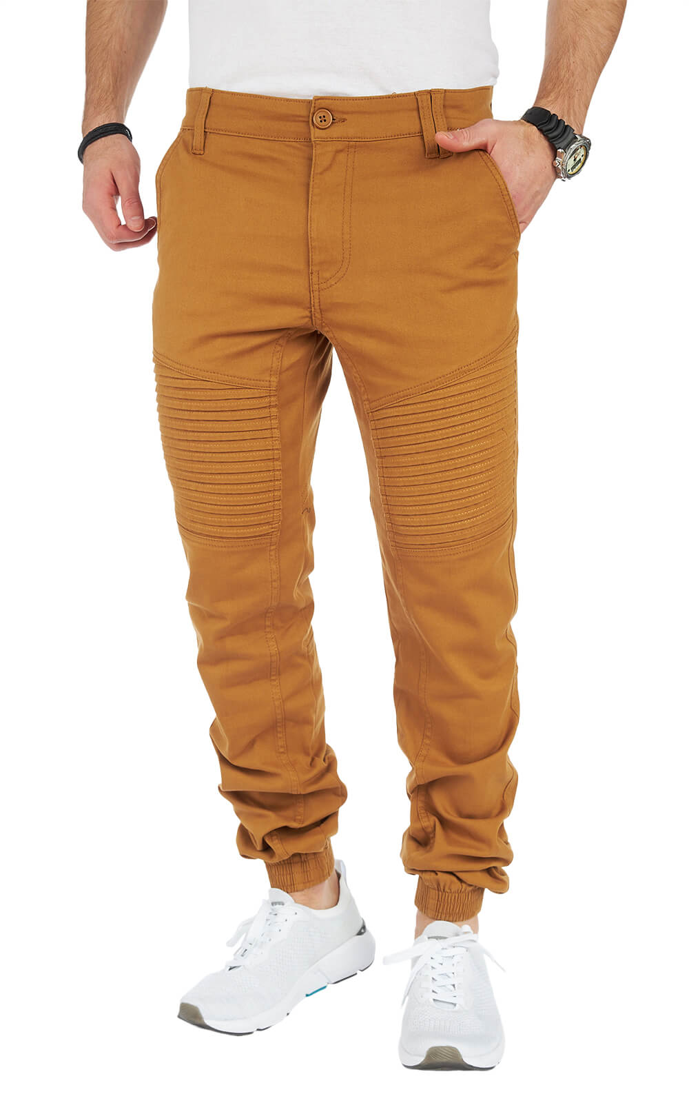 STYLEKO Cargo-Freizeithose Slim fit mit Gürtelschlaufen