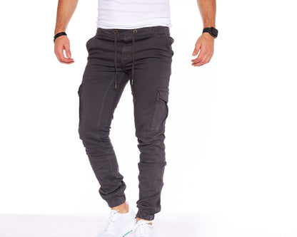 STYLEKO Cargohose Elastischer Hosenband